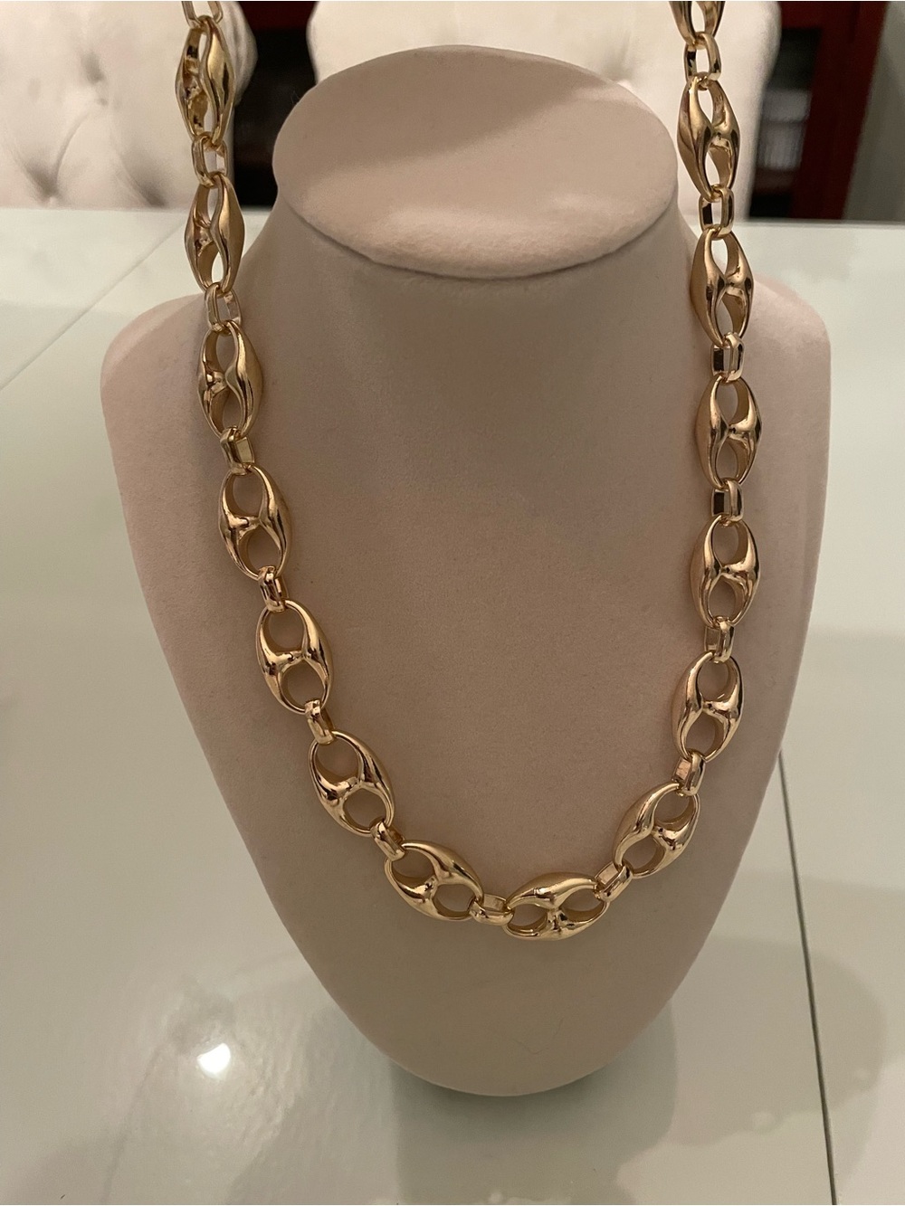 Gold Link Chain Necklace - Women's Jewelry
